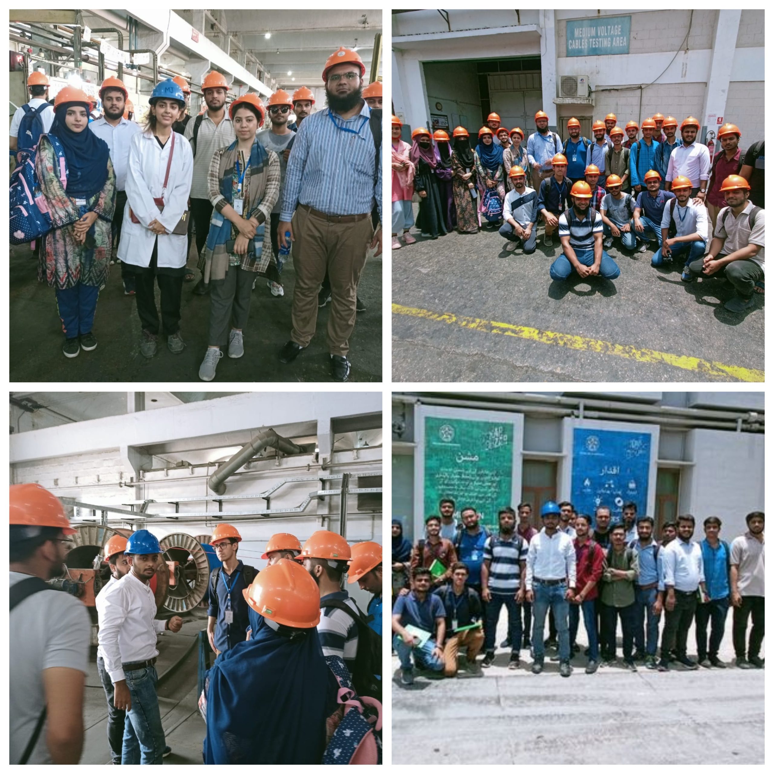 EE students from UIT University had an incredible opportunity to visit Pakistan Cables Limited