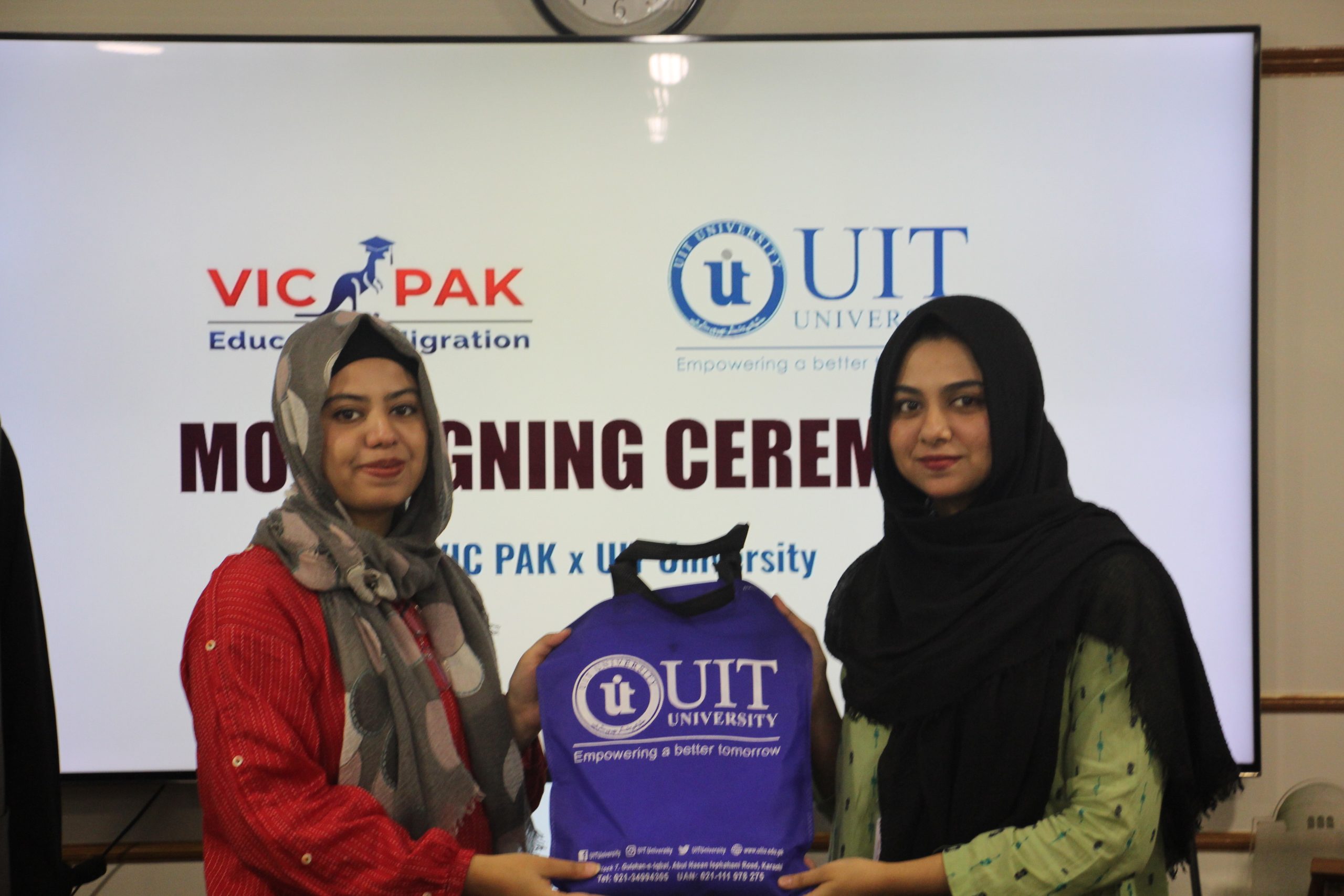 MOU with Vic Pak